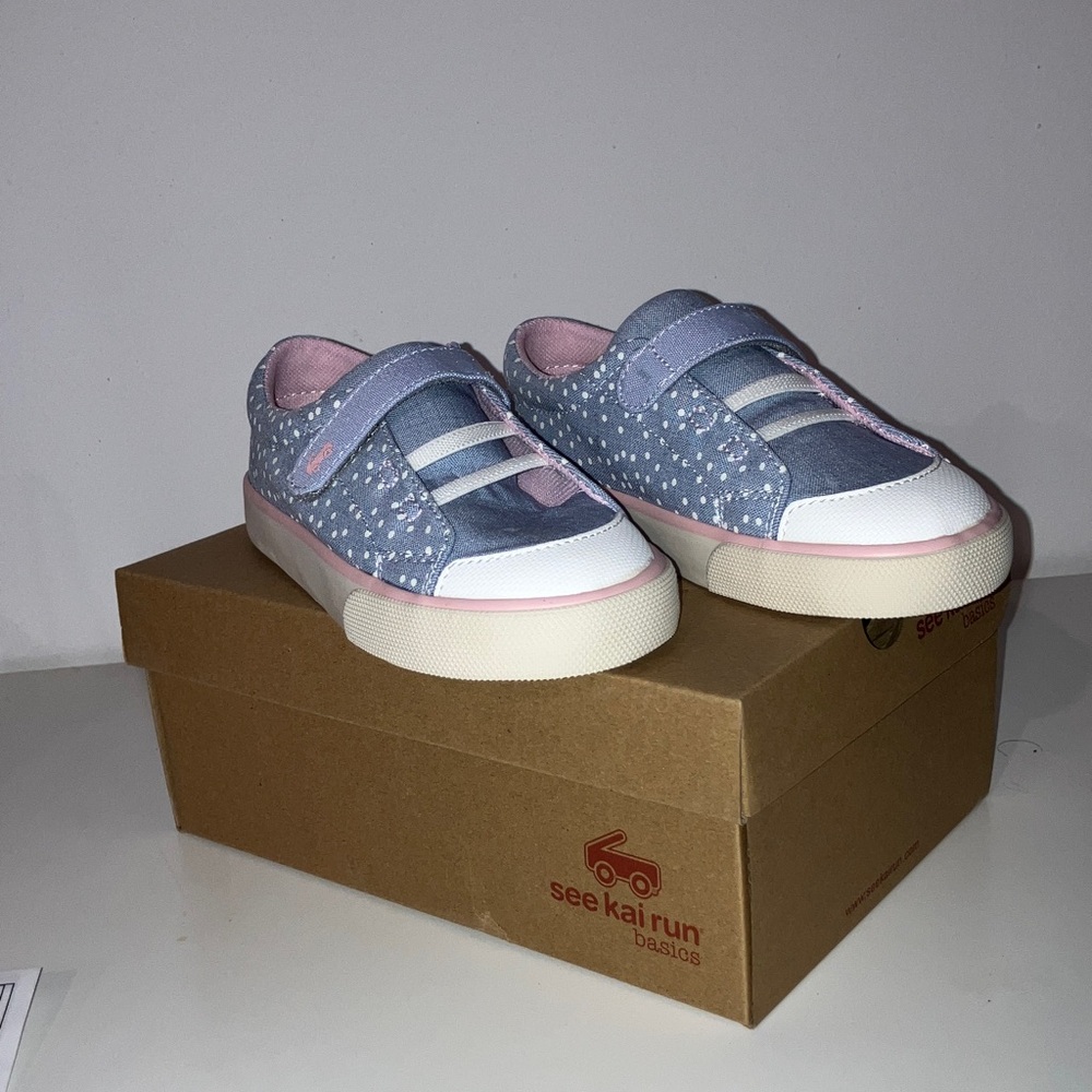 NEW See Kai Run Kids Sneakers - Blue and Pink